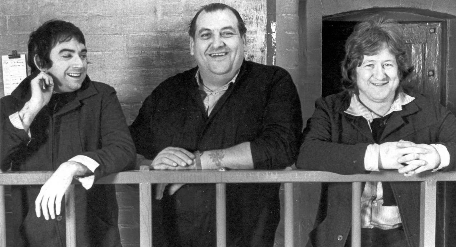 John Dair and friends on the set of the Porridge movie